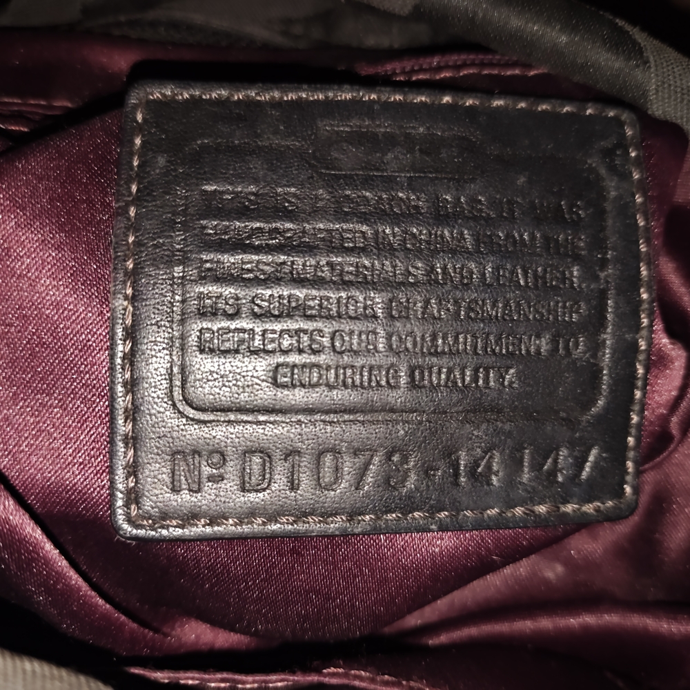 Coach Black Signature C Nylon Shoulder Bag - Picture 5 of 5
